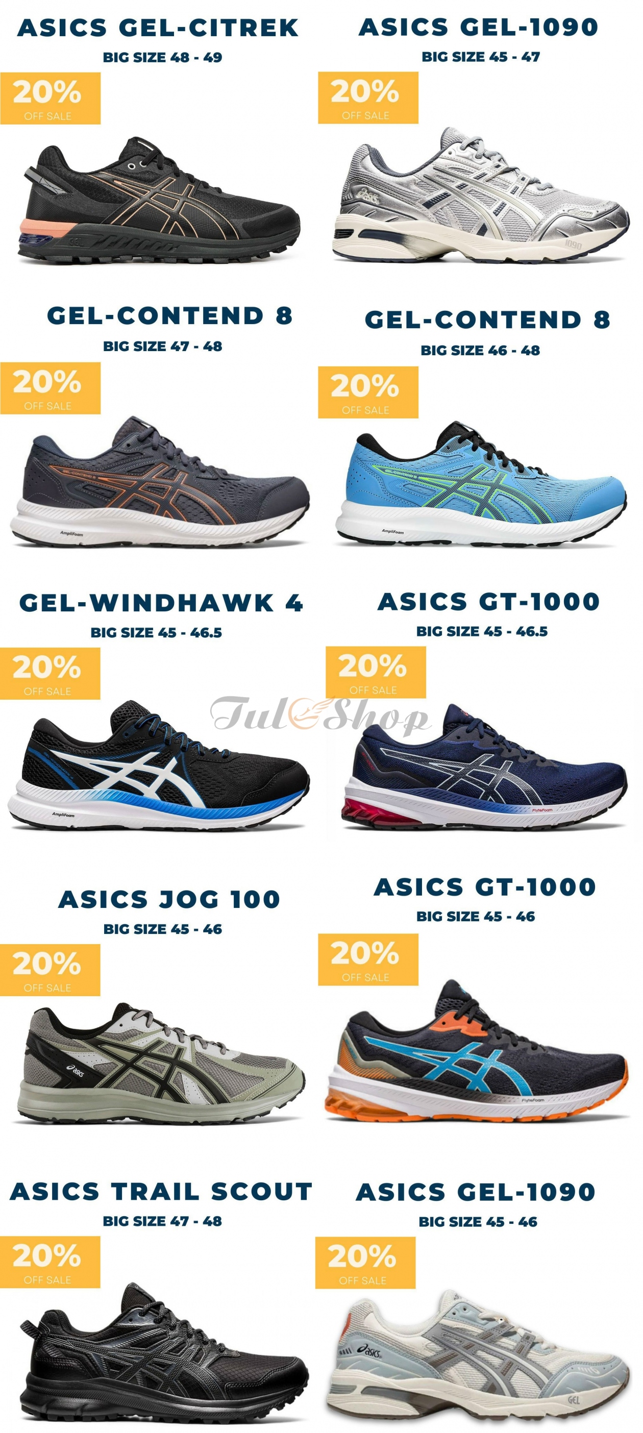 Asics Big Size