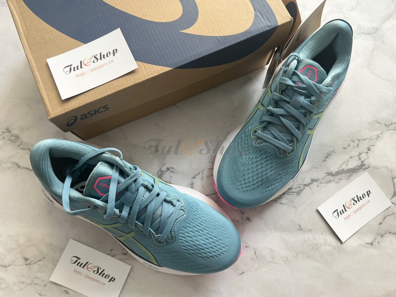 Asics Gel-Kayano 30 Gris Blue/Lime Green