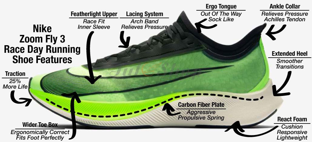 Nhận xét Nike Zoom Fly 3 - Mẫu giày chạy số 1 đỉnh cao