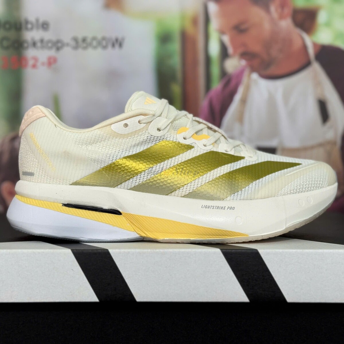 Adidas Adizero Boston 13 Gold Metallic / Halo Silver