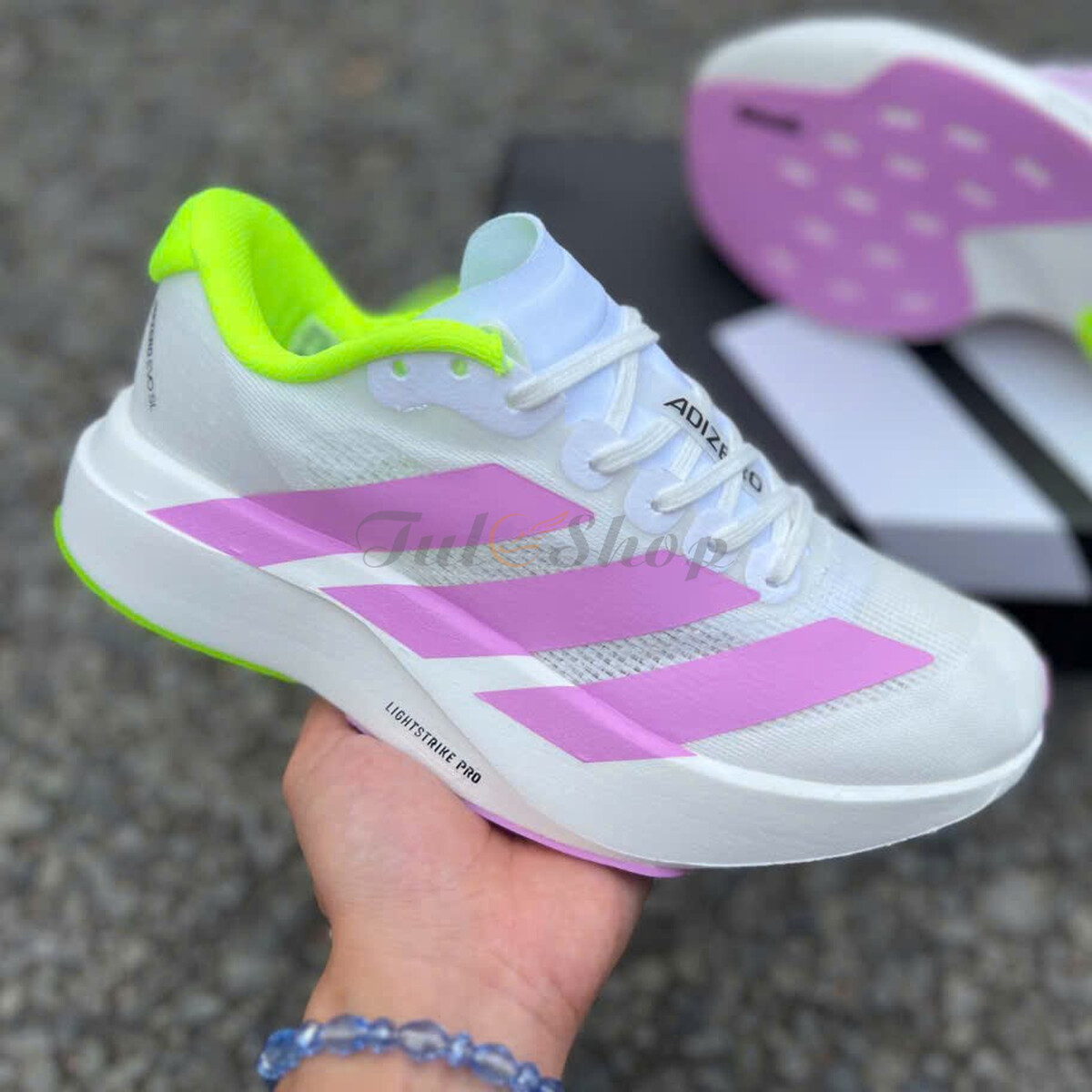 Adidas Adizero Evo SL White Violet