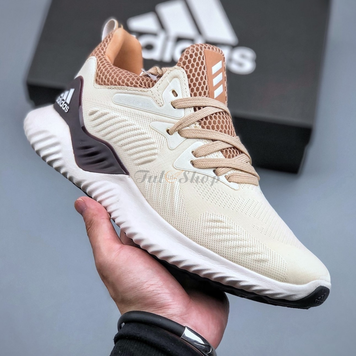 Adidas Alphabounce Beyond Kem Tím 2018