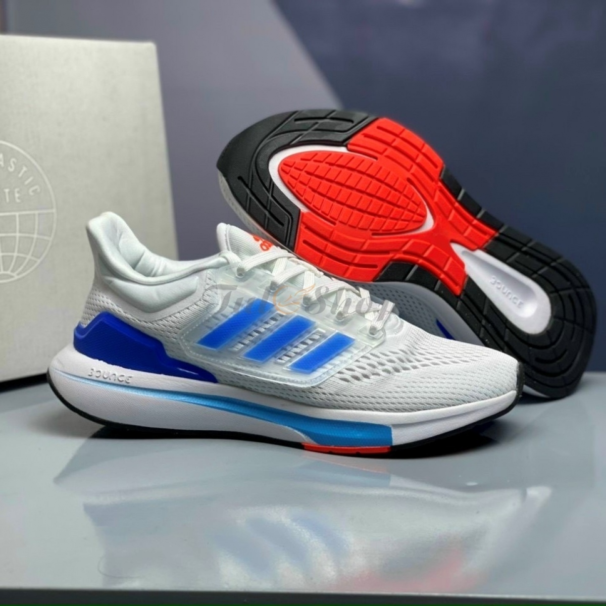 Adidas EQ21 Run White Blue Red