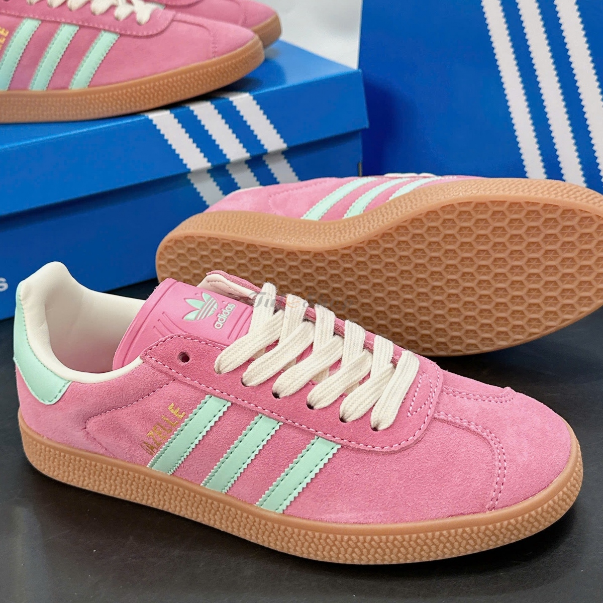 Adidas Gazelle Bliss Pink Clear Mint