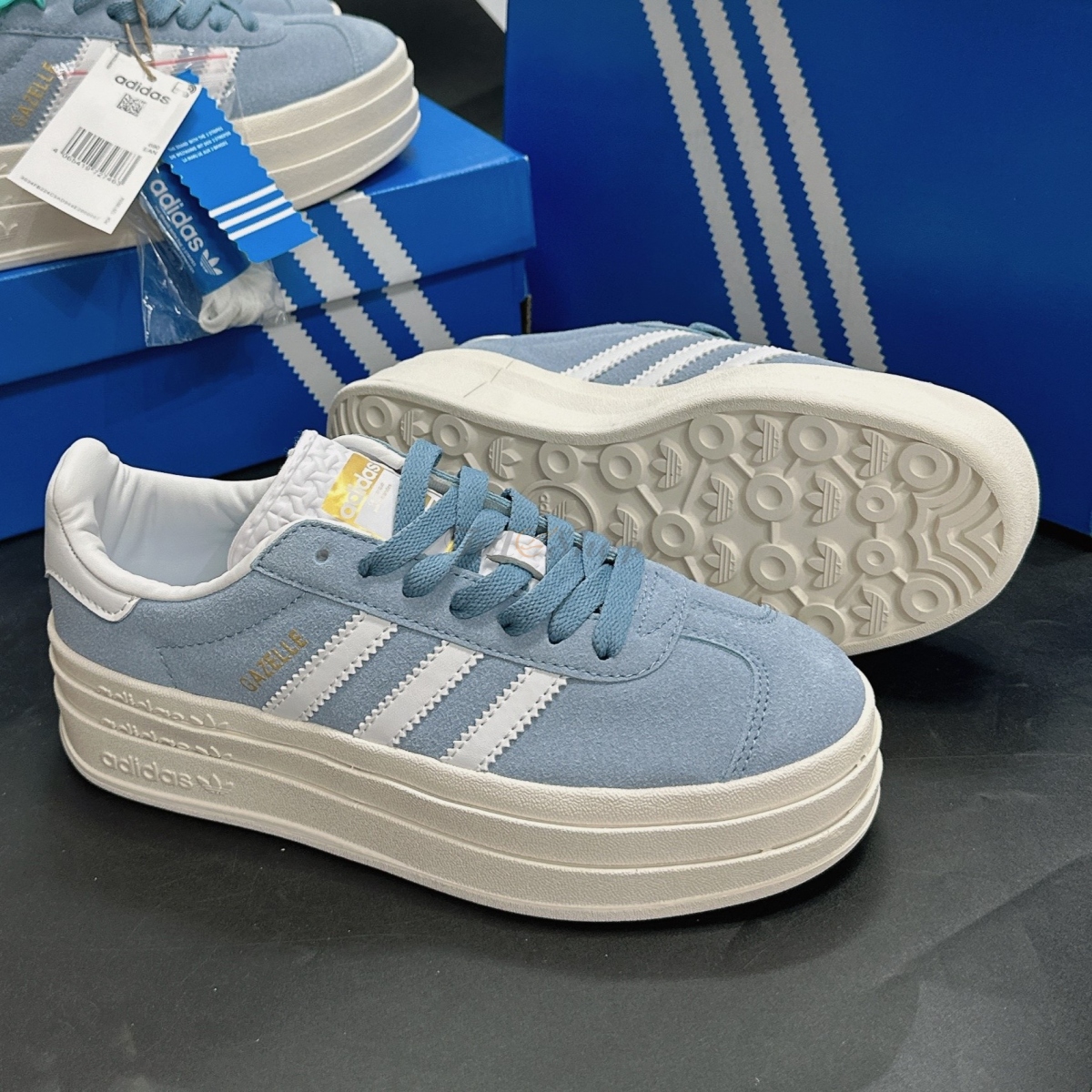 Adidas Gazelle Bold Clear Sky