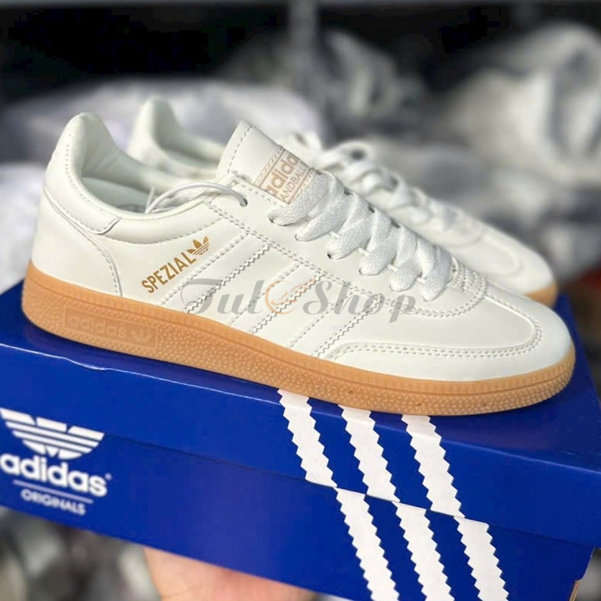Adidas Handball Spezial White Beige