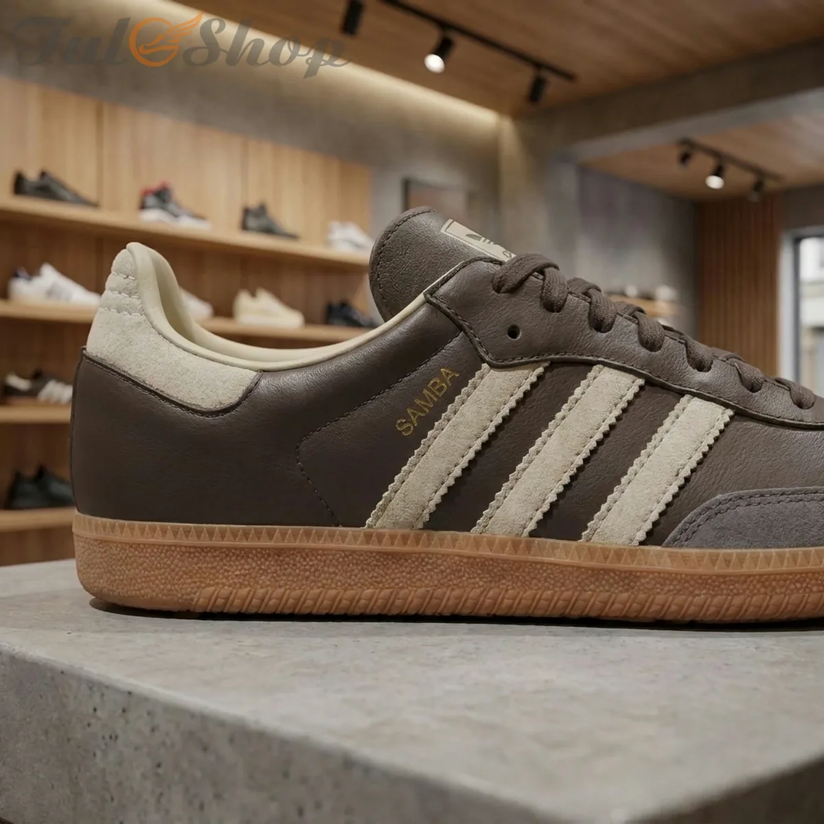 Adidas Samba OG Brown Putty Grey ID1481