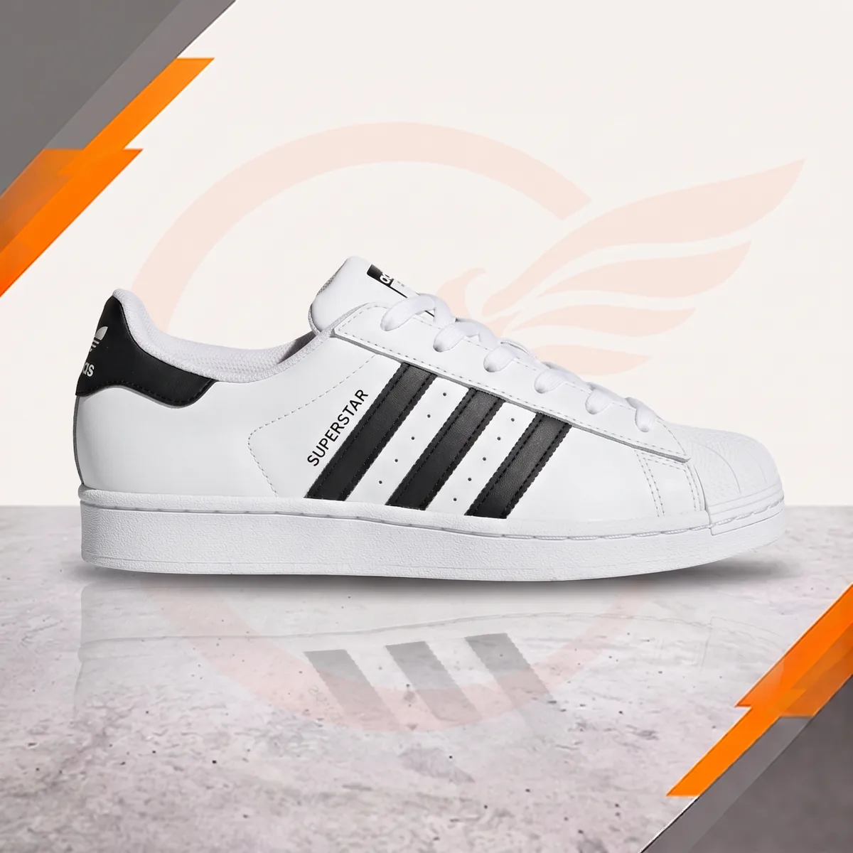 Adidas Superstar II Cloud White and Core Black Auth