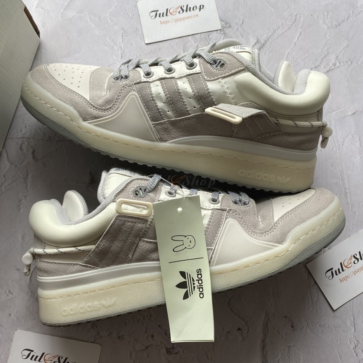 Adidas x Bad Bunny Campus Light Cloud White