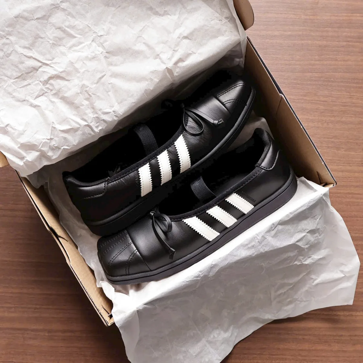 Adidas x Jennie Superstar Ballet SQ 'Black'