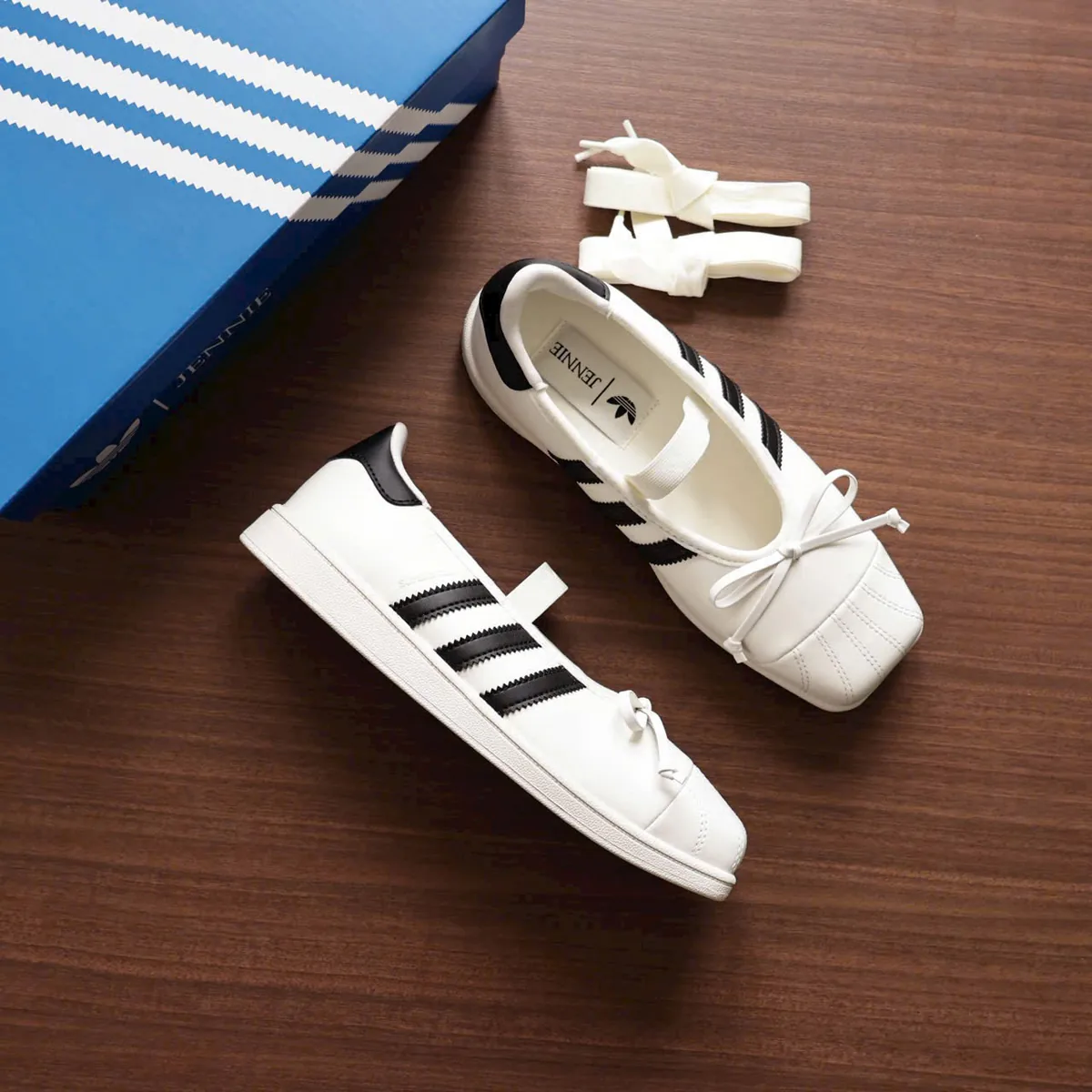 Adidas x Jennie Superstar Ballet SQ 'White'