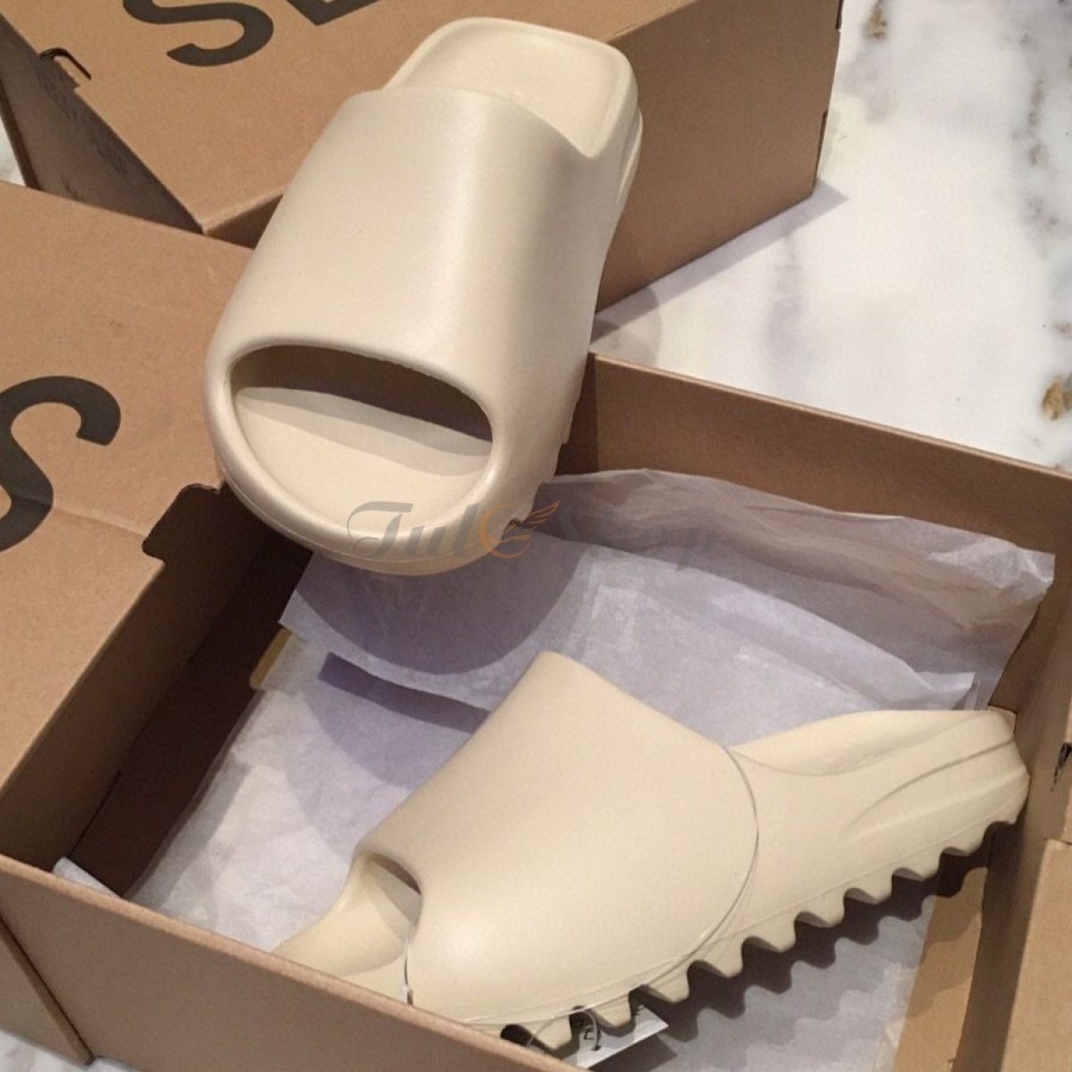 Adidas Yeezy Slide Bone Trơn