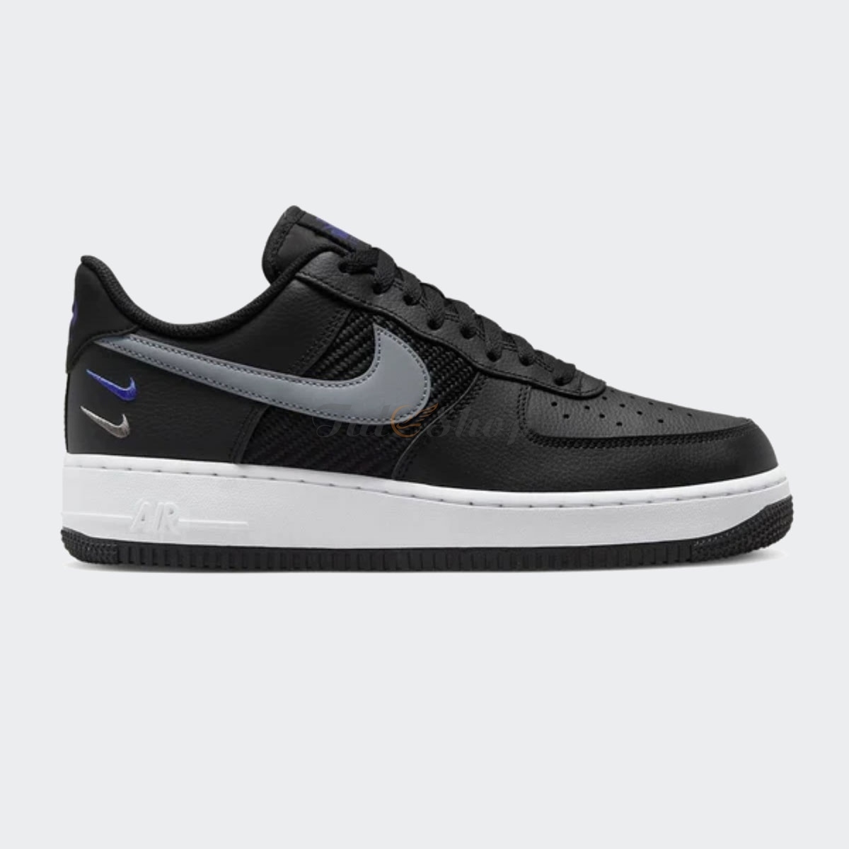 Air Force 1 Low 07 Double Swoosh Black Racer Blue