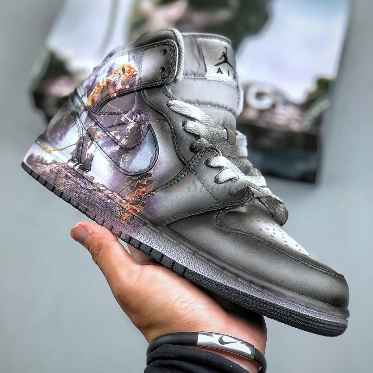 Air Jordan 1 Mid Black Myth Wukong v2