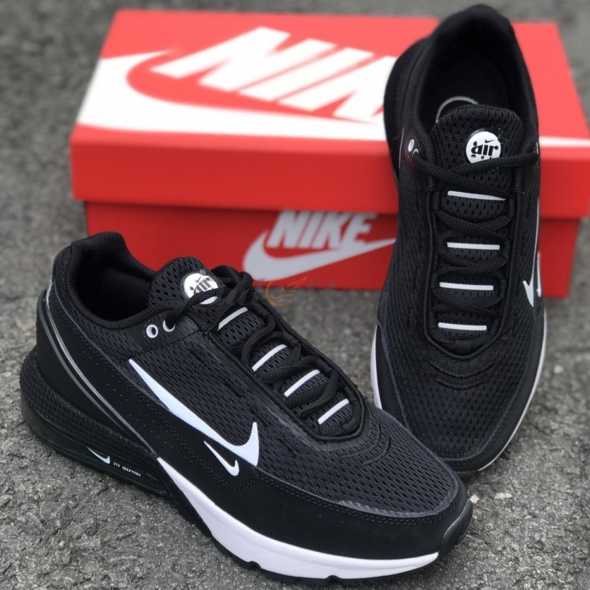 Air Max Pulse Black Swoosh White