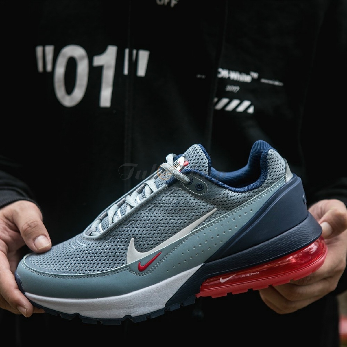 Air Max Pulse Olive White Red