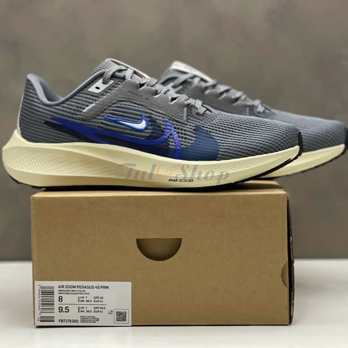 Air Zoom Pegasus 40 Premium Dark Grey Blue