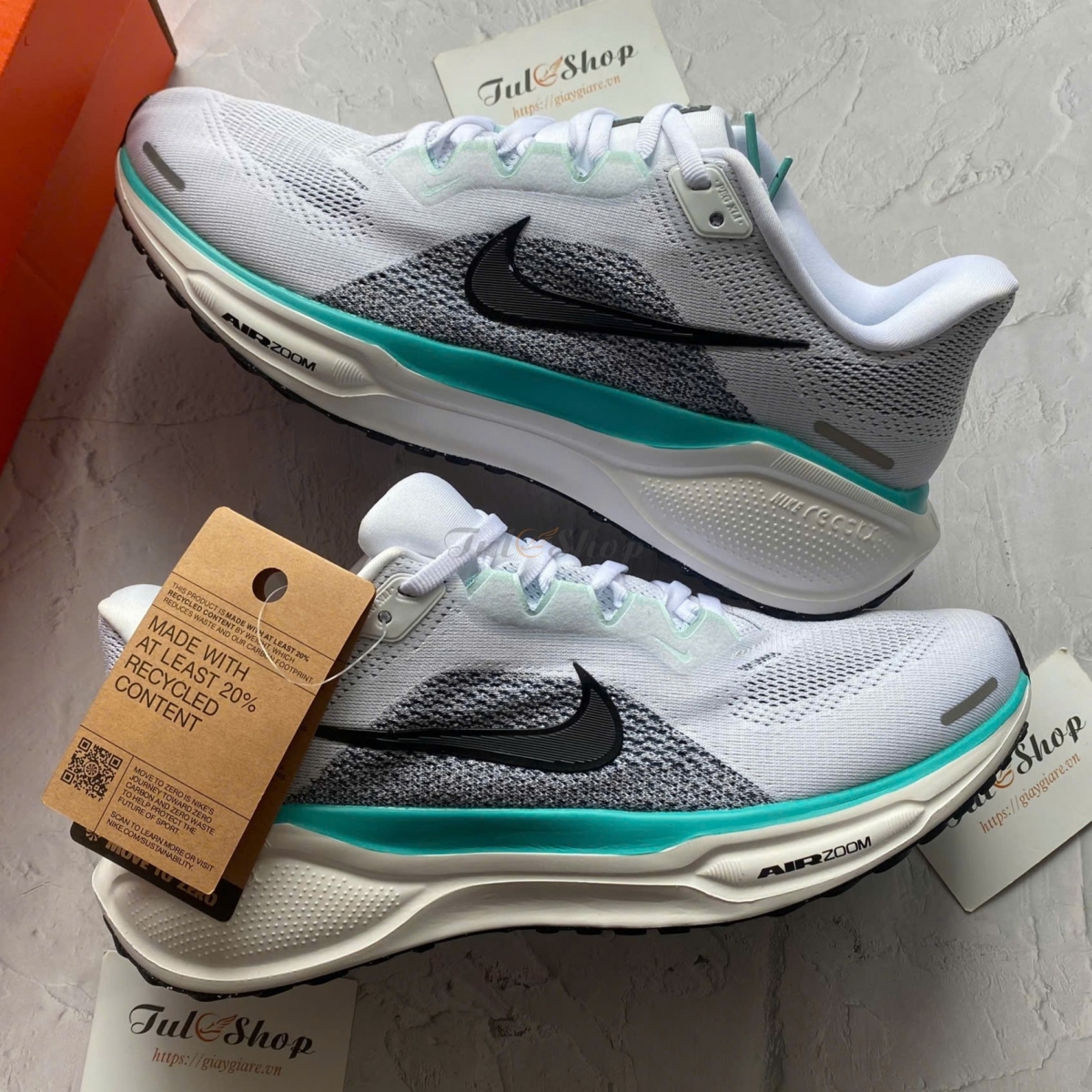 Air Zoom Pegasus 41 White/Dusty Cactus