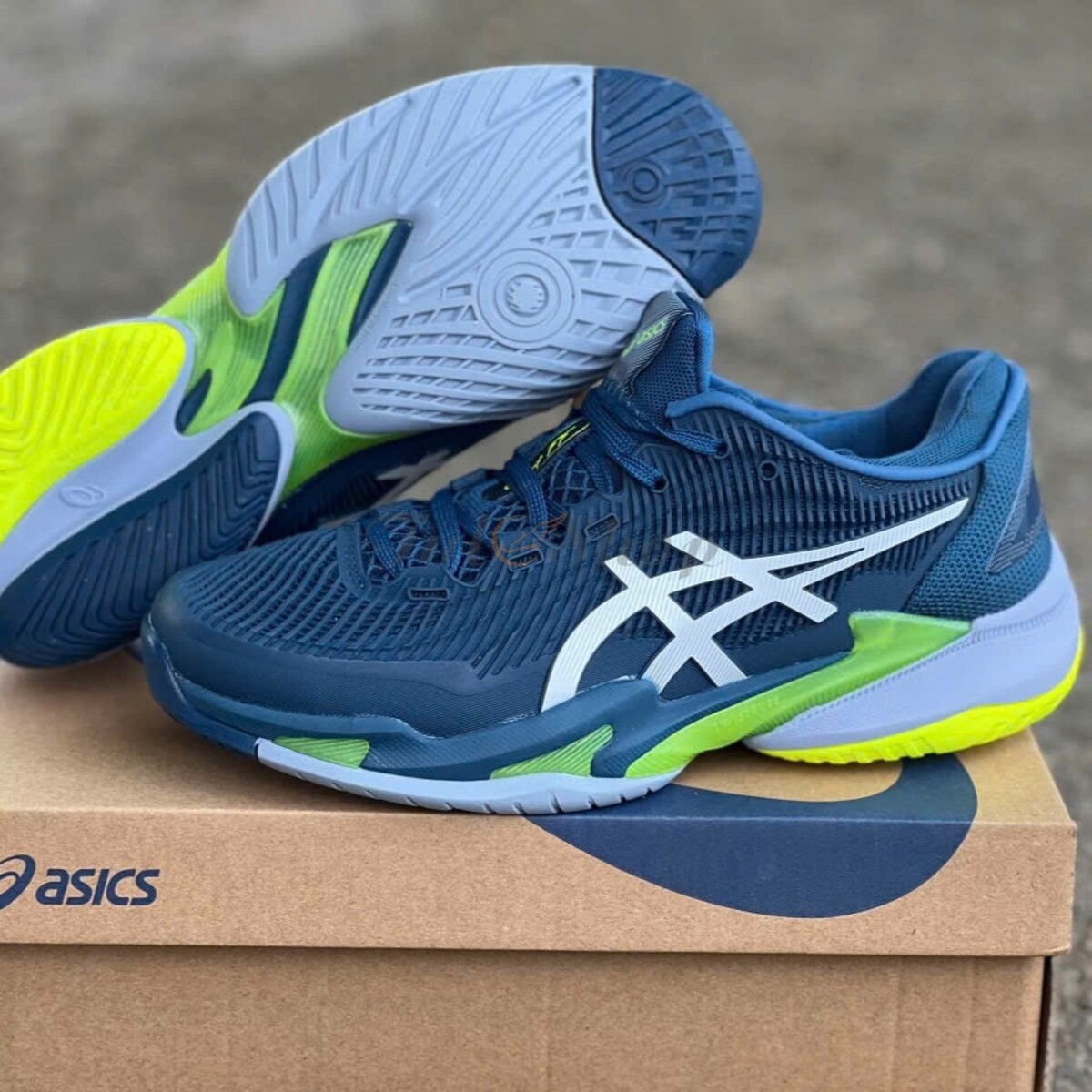 Asics Court FF 3 Novak Makok Blue/ White