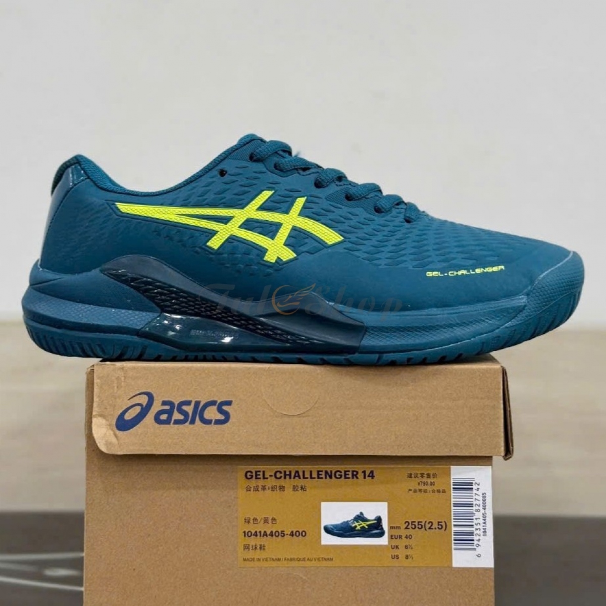 Asics Gel Challenger 14 Restful Teal/Safety Yellow