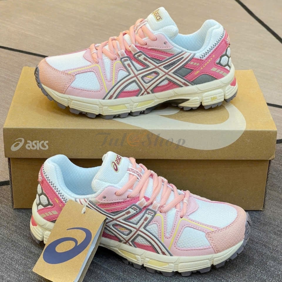 Asics Gel Kahana 8 White Pink
