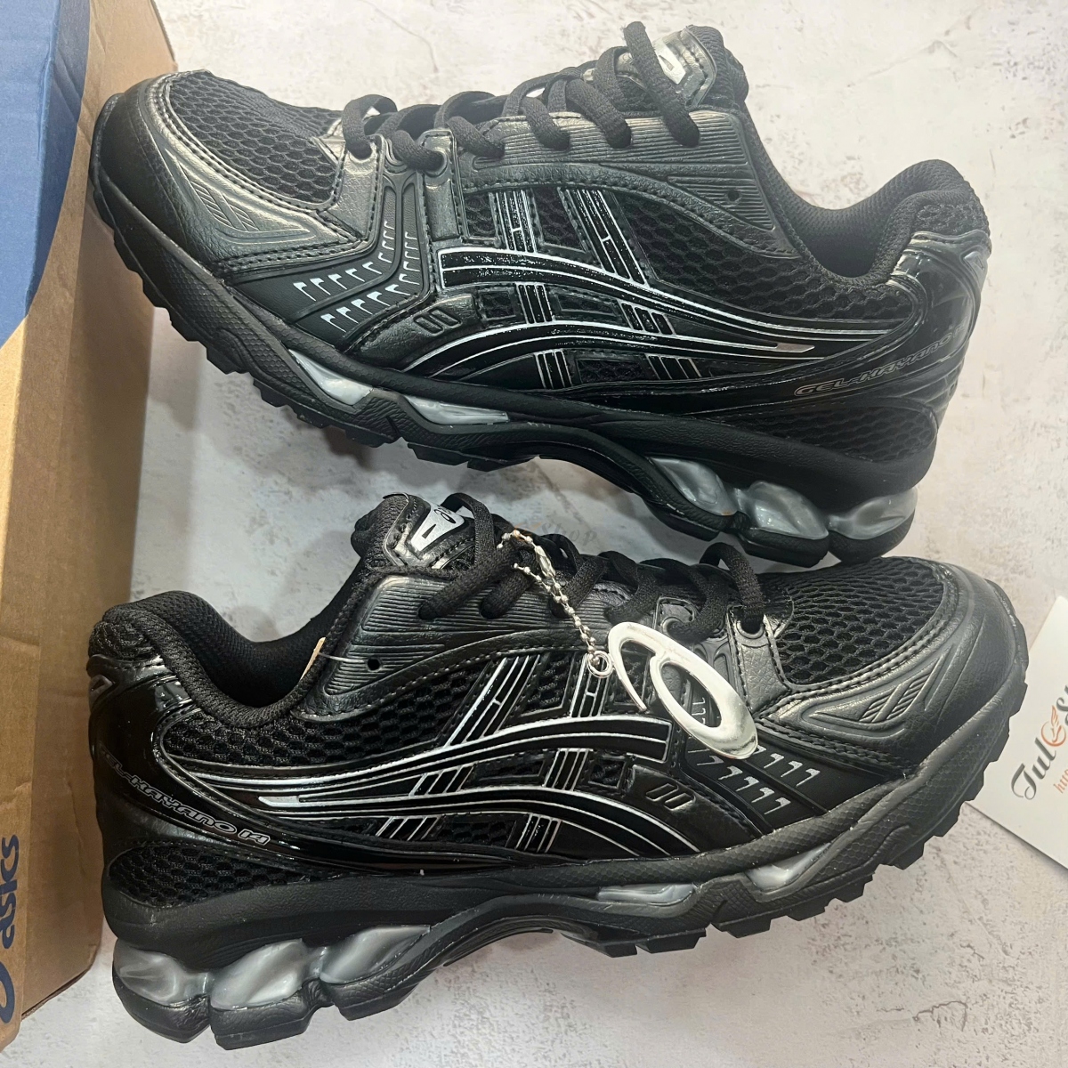 Asics Gel Kayano 14 Black Pure Silver