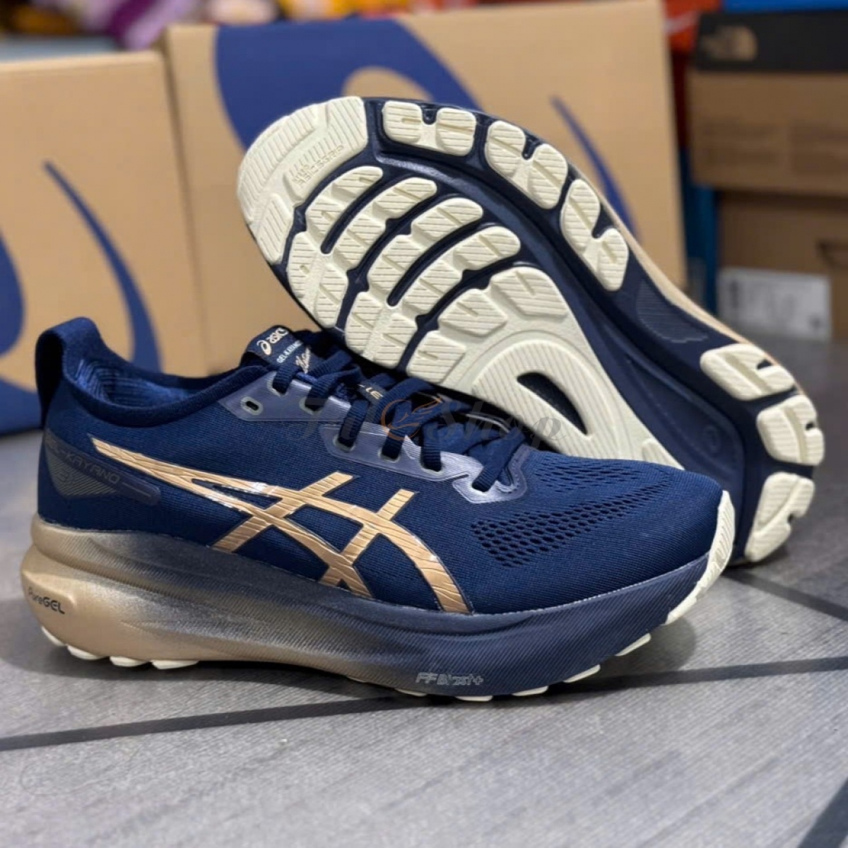Asics Gel-Kayano 31 Platinum Blue Expanse/Champagne