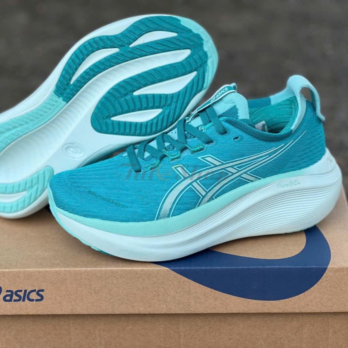 Asics Gel Nimbus 27 Wave Teal/ Illuminate Mint