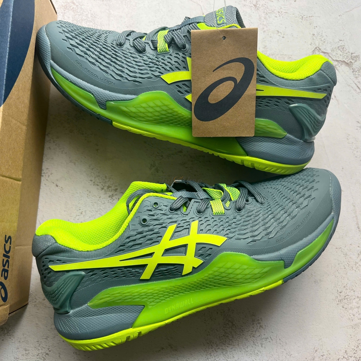 Asics Gel Resolution 9 Silver Mint