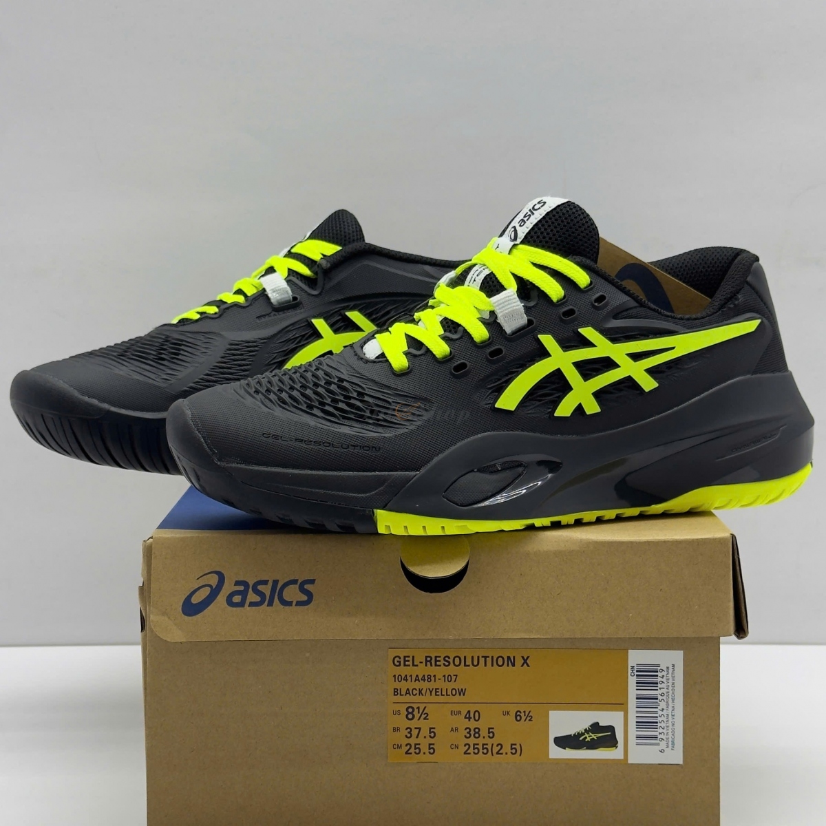 Asics Gel Resolution X Black Mint