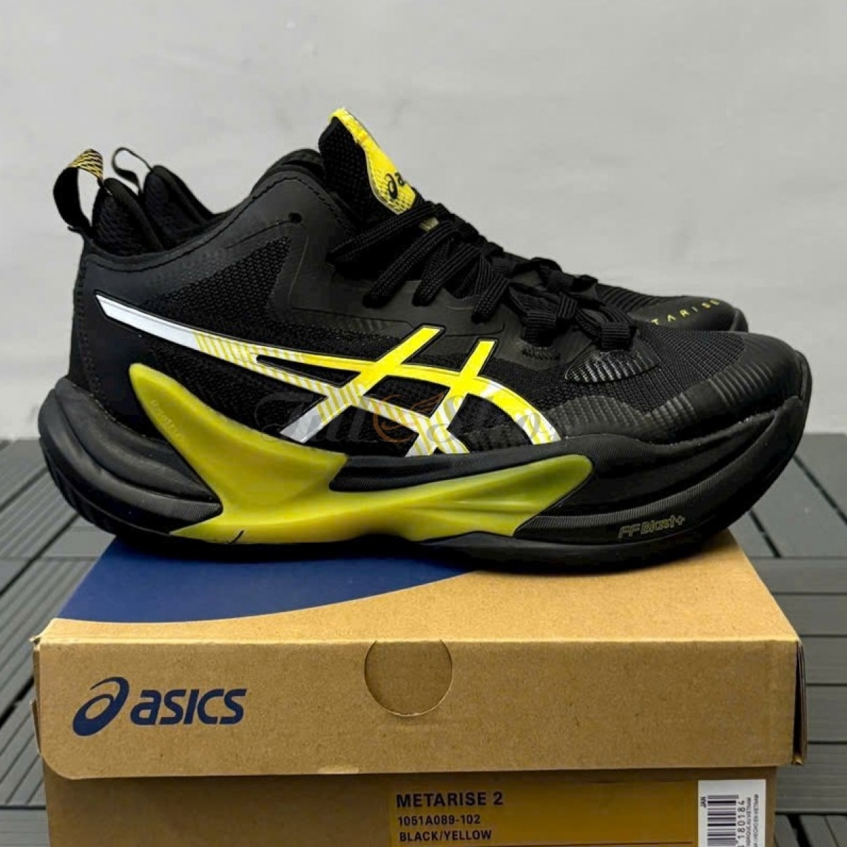 Asics Metarise 2 Paris Black Yellow
