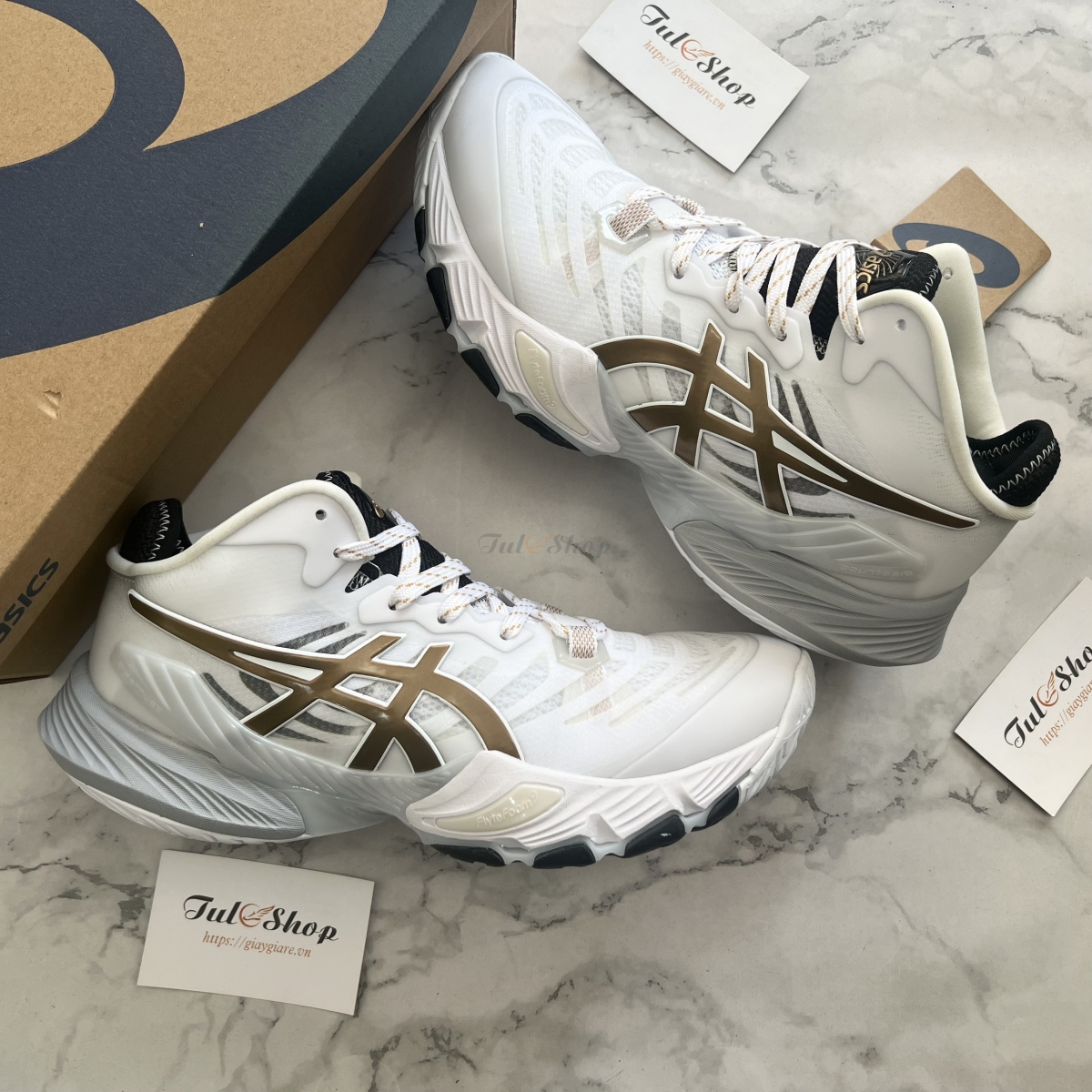 Asics Metarise White Gold
