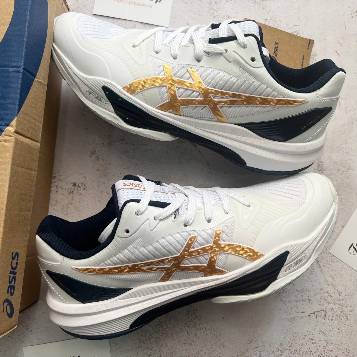 Asics Sky Elite FF 3 White/Pure Gold