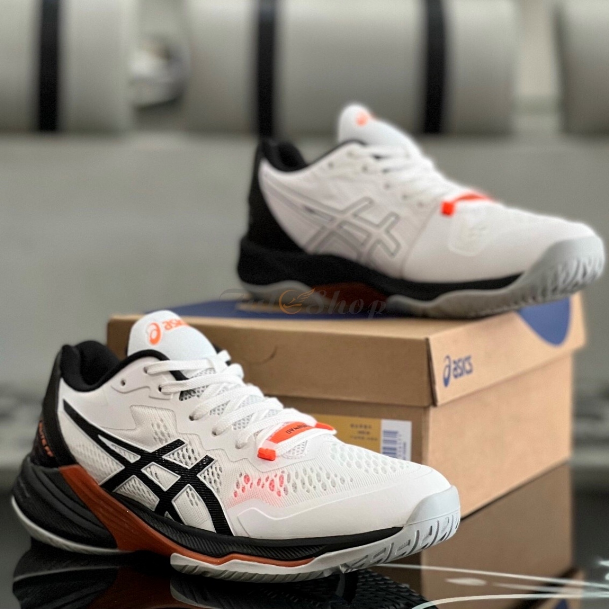 Asics Sky Elite FF2 White Black Orange