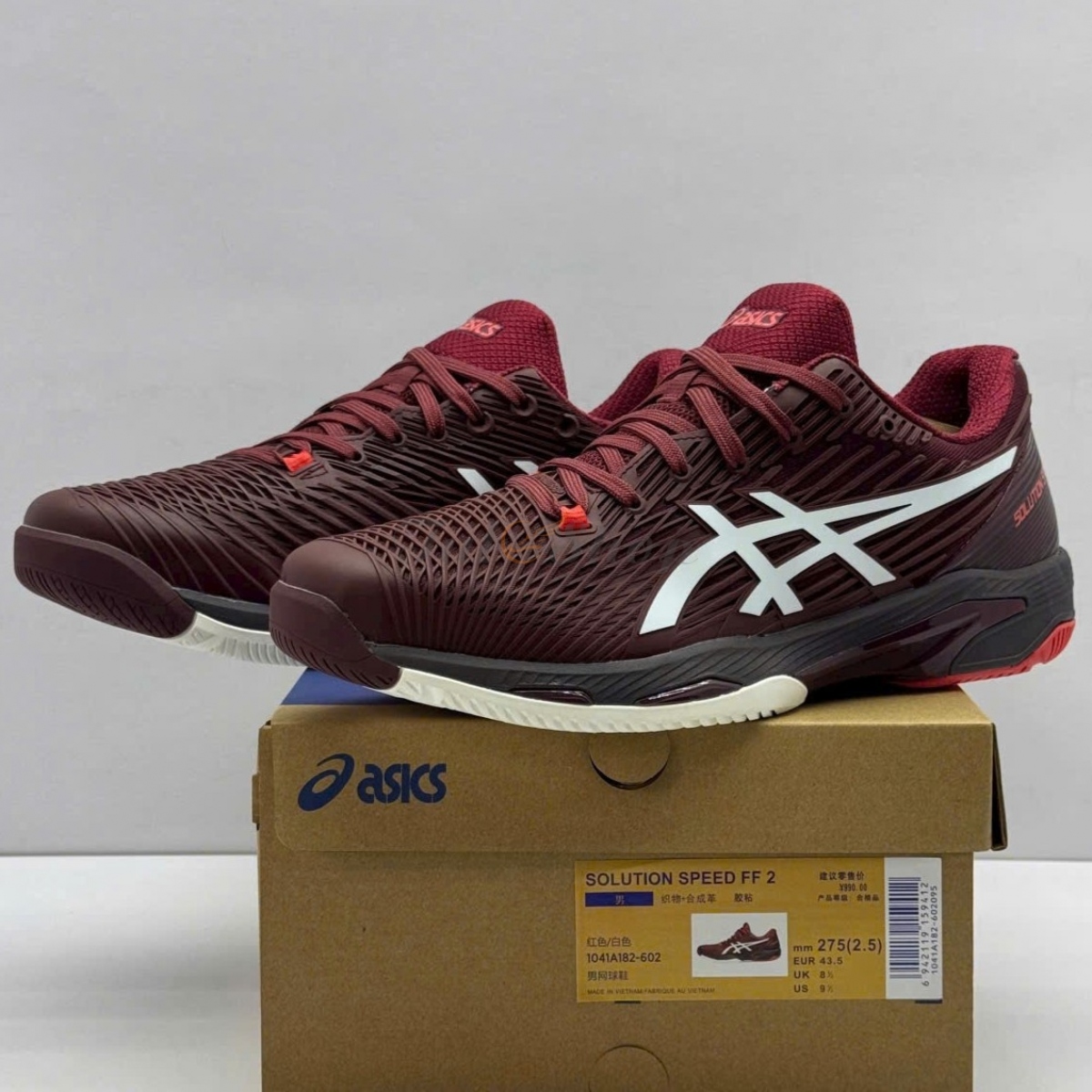 Asics Solution Speed FF 2 Antique Red/White