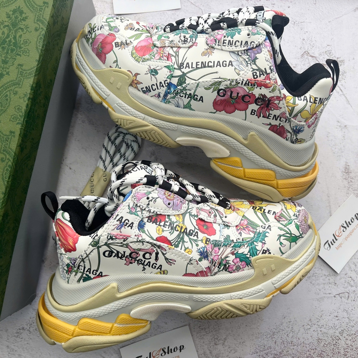 Balenciaga Triple S x GC Pattern Flower