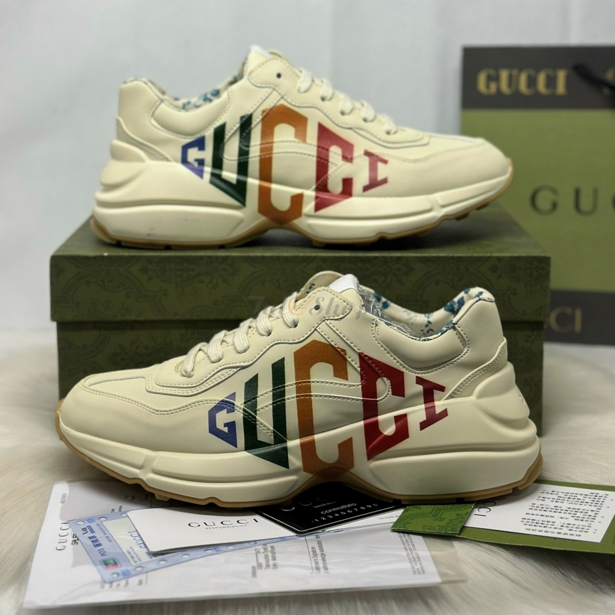 Gucci Rhyton Logo Name