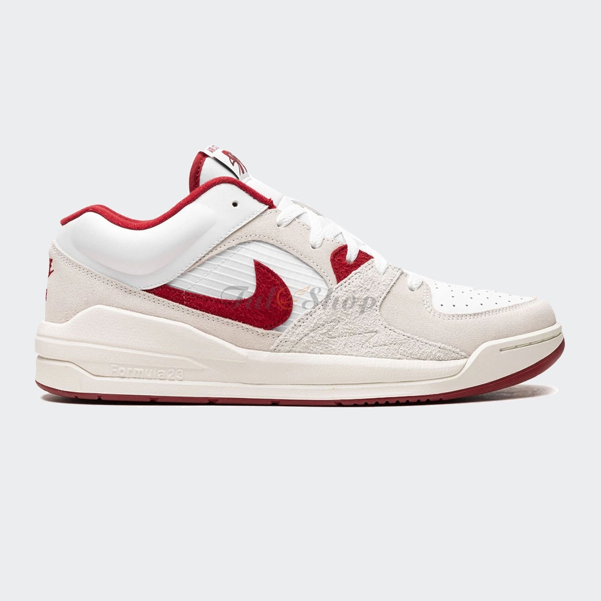 Jordan Stadium 90 White Sail Varsity Red