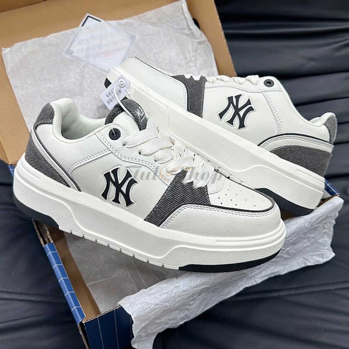 MLB Chunky Liner Denim Pocket New York Yankees Black