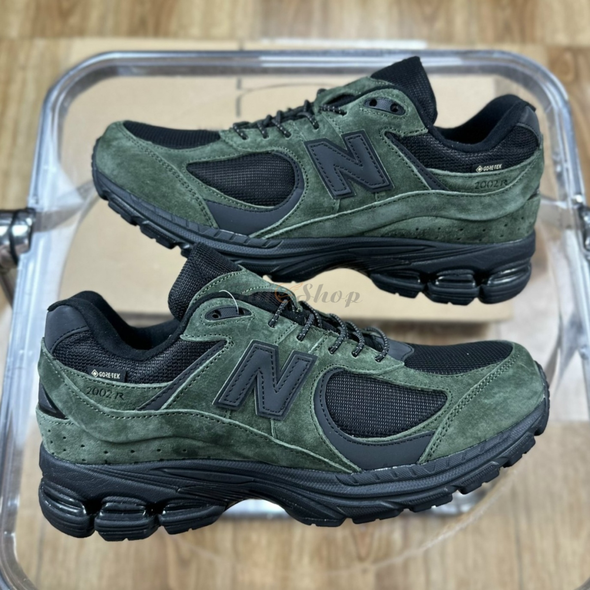 New Balance 2002R x JJJJound Gore-Tex Pine Khaki