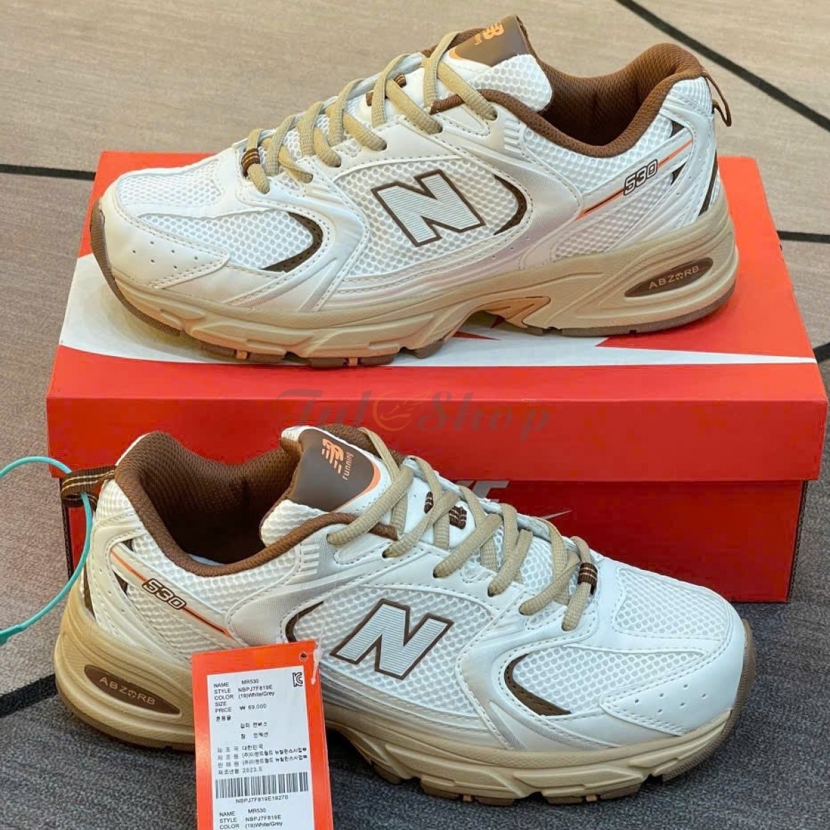 New Balance 530 Niko White Brown