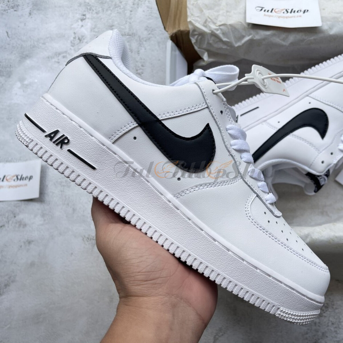 Nike Air Force 1 Low White Black Swoosh