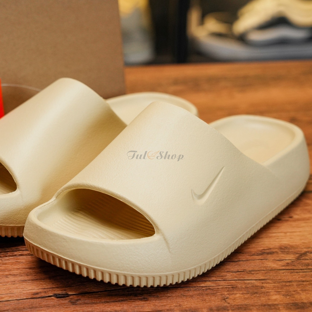 Nike Calm Slide Cream Sesame
