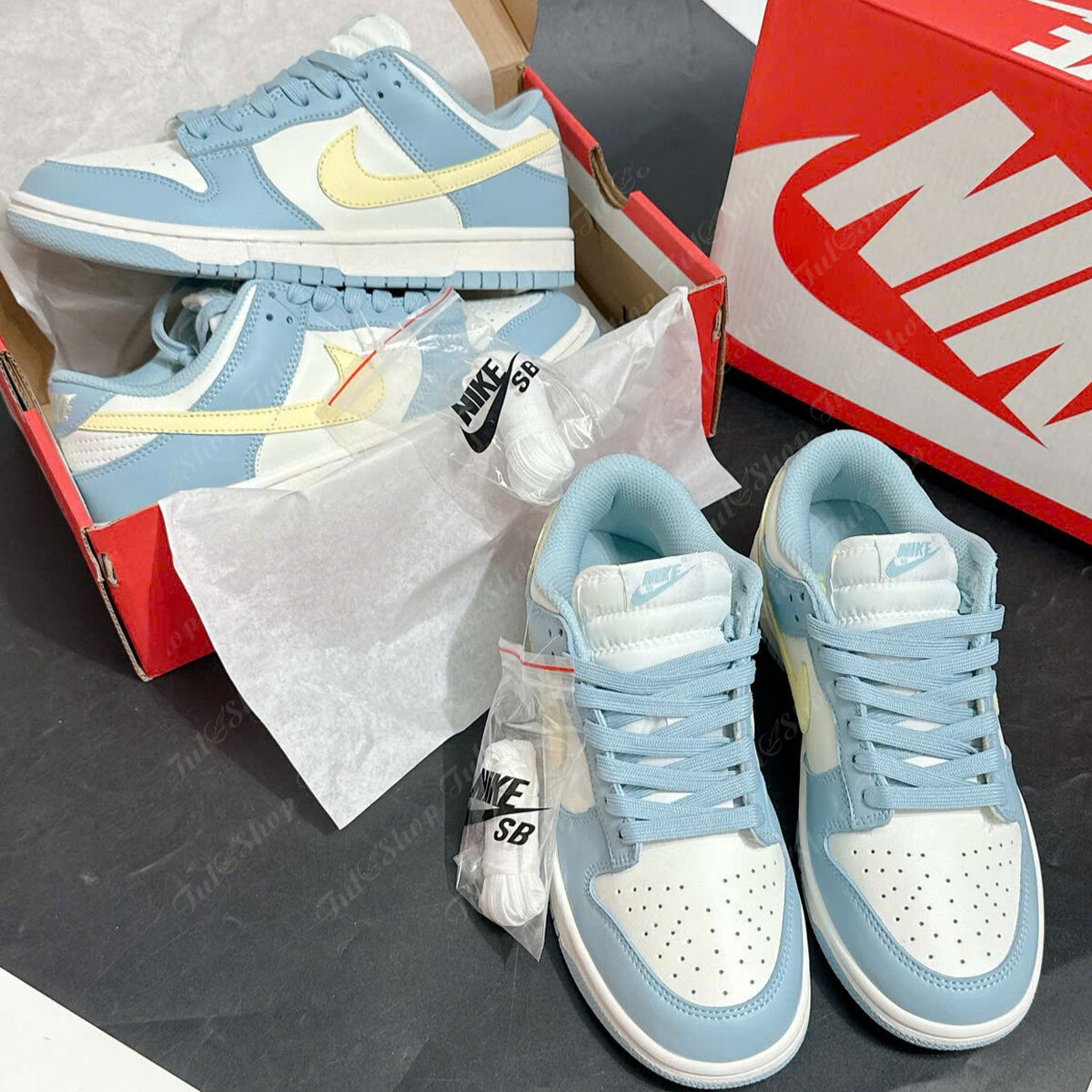 Nike Dunk Low Ocean Bliss Citron Tint