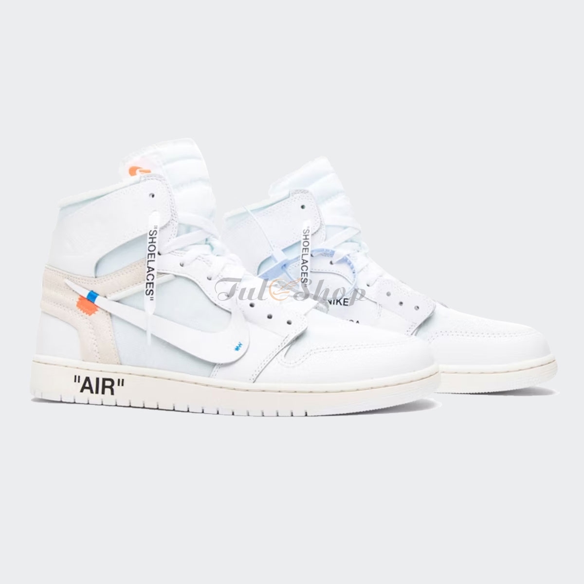 Off white x Air jordan 1 White Like Auth