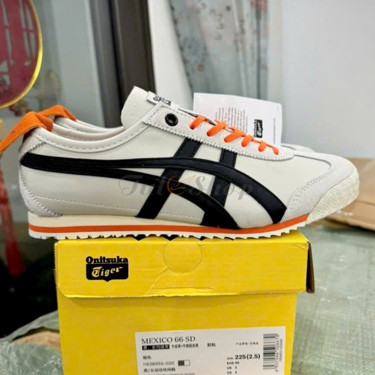 Onitsuka Tiger Mexico 66 SD Cream Black Orange