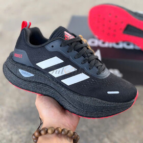 Adidas Boost White Black Red