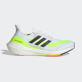 Adidas Ultra Boost 21 Core Black / Solar Yellow