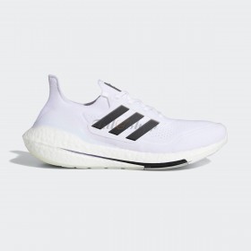 Adidas Ultra Boost 21 White Stripes Black