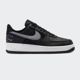 Air Force 1 Low 07 Double Swoosh Black Racer Blue